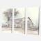 Designart - Farmhouse Barn Grey III - Modern Farmhouse Gallery-wrapped Canvas